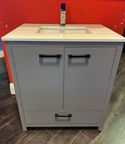 Interior Blue 30" Grey Vanity w/ white quartz.JPG